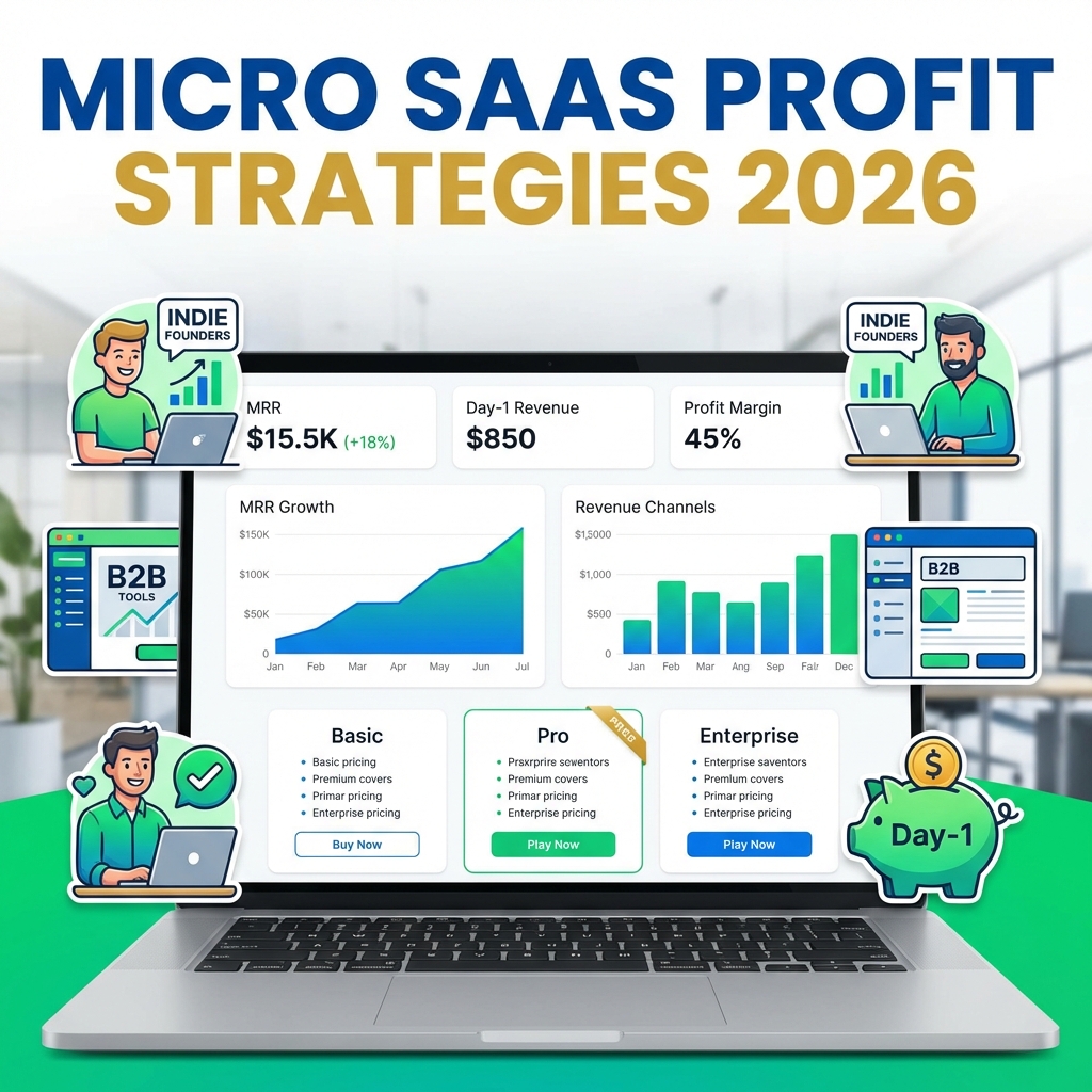 Micro SaaS Profit Strategies 2026: Day-1 Revenue Guide