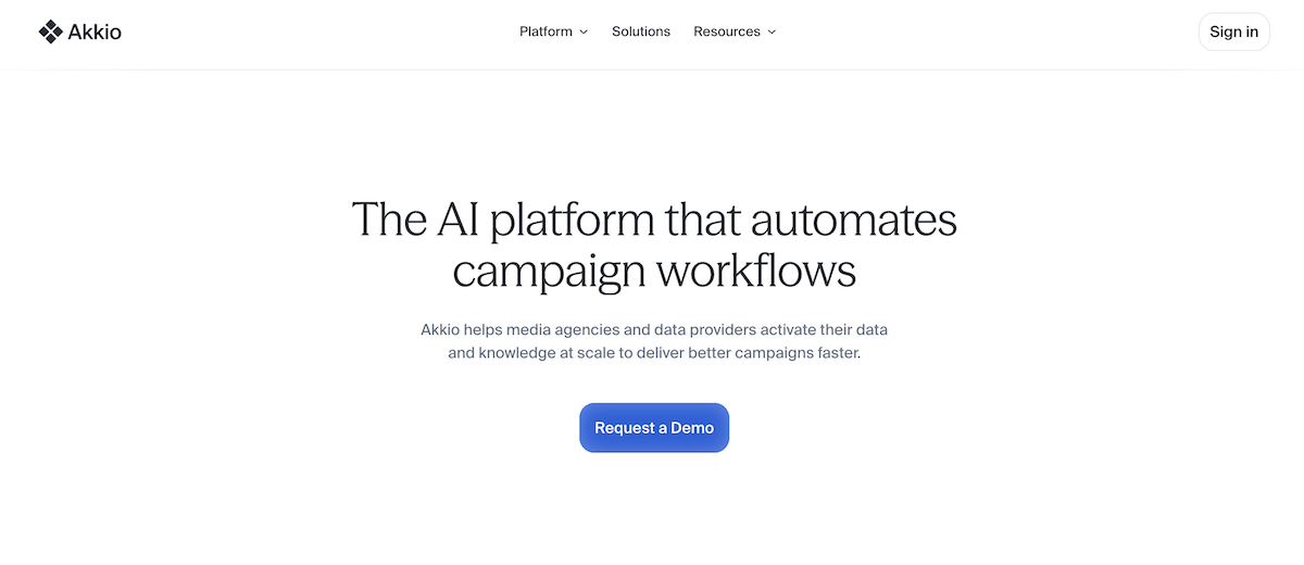 Akkio interface