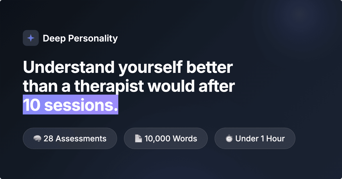 Deep Personality interface