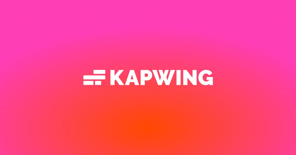 Kapwing interface