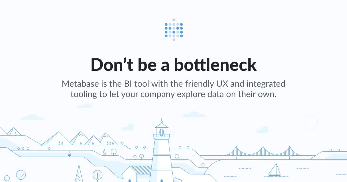 Metabase interface