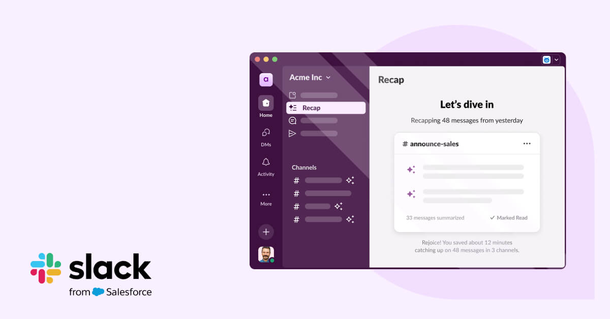 Slack AI interface