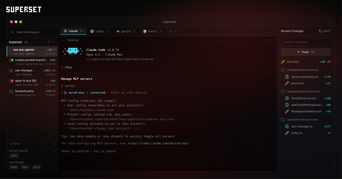 Superset IDE interface