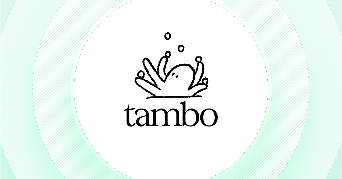Tambo interface