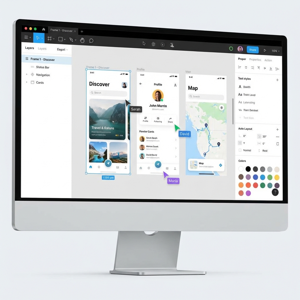 Figma interface