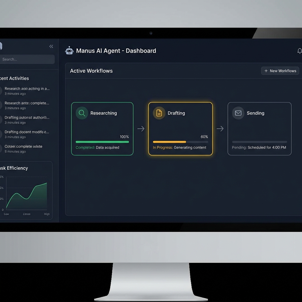 Manus AI Agent interface screenshot