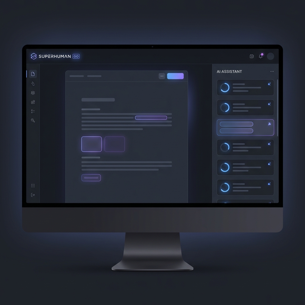 Superhuman Go interface screenshot